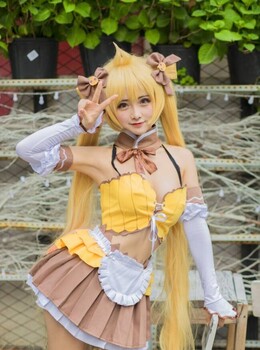 简言cosplay虫娘生诞祭 大角虫娘太可爱啦