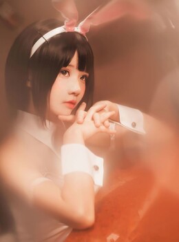 桜桃喵 - (加藤惠)兔女郎Cosplay (29P)